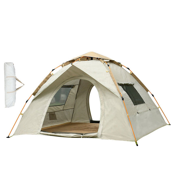 Daolar camping tent 3 osoby ľahký pop up stan vodotesný &amp; windproof kemping stan s odnímateľným vonkajším stanom plachty pre rodiny, kemping